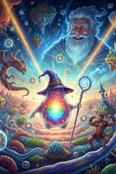 Reincarnated as a horny single-celled organism 2 Archmage (Evolution, Comedy, Book One Complete) Cover