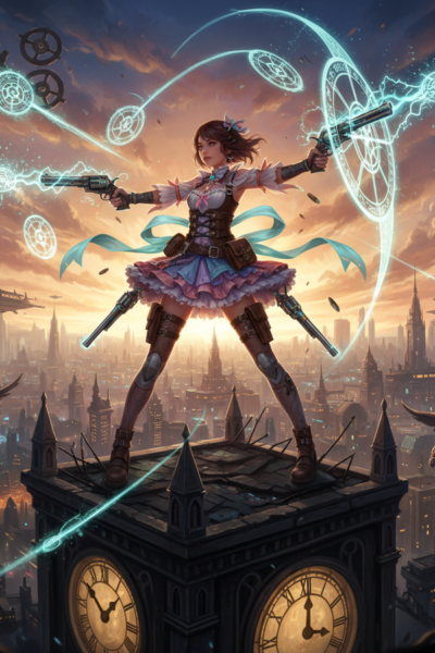 Magical Girl Gunslinger Cover