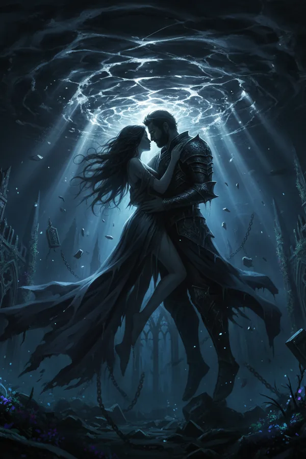 Vows Beneath Black Water background