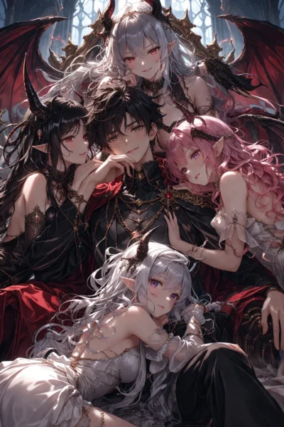 Accidentally Married to the Demon Lord’s Daughters Cover