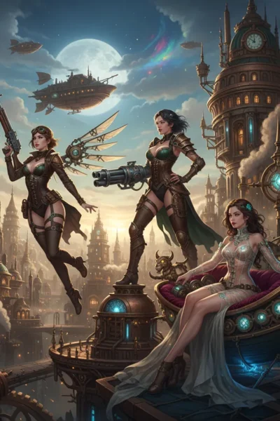 Sexy Steampunk Babes: Chapter Seventy Cover