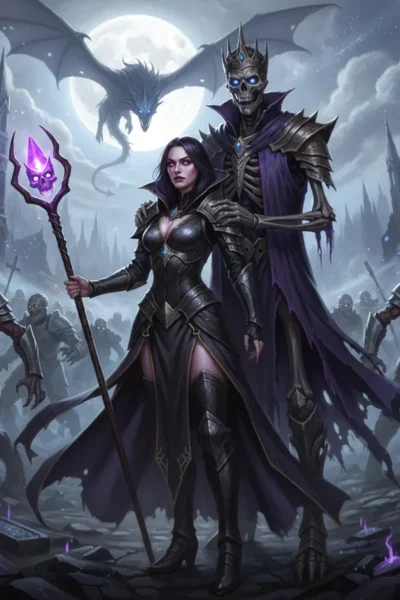 Goth Mommy, Bone Daddy: Life’s a lich, Then you die Cover