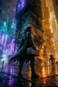 Cover of Somewhere on the Corner of Para, Noid & Droid