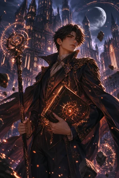 The Interim Headmaster of Emberstone Academy of Magic Cover