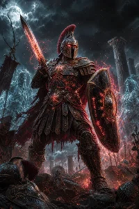 Cover of The Cursed Legion: Iron Throne Series – A Roman Skill Merger LitRPG