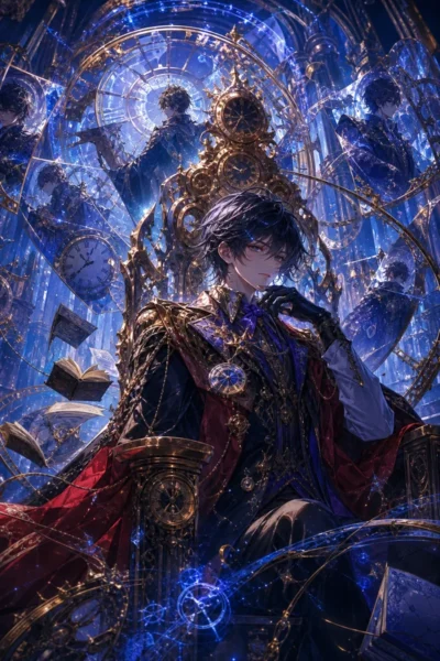 Throne of Time [Magical Academy, Time Loop, Mystery] Cover