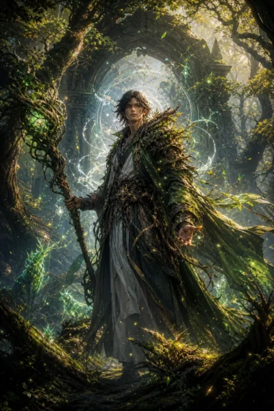 Archmage to Druid: The Level 1 Transmigrator [LitRPG Skill Progression] [Book 1 Complete] Cover