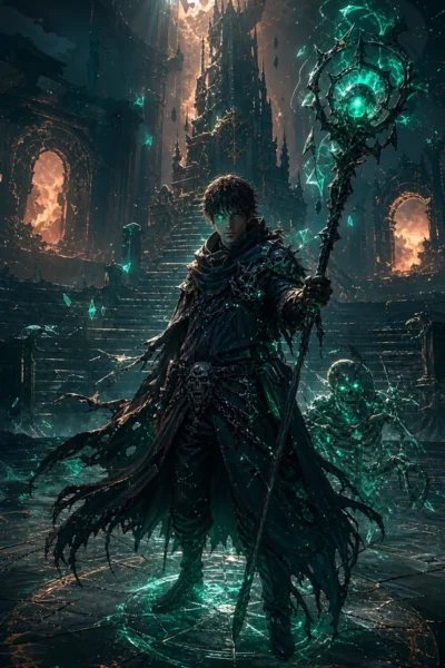 Dungeon Core Reborn: Noobtown Necromancer Cover